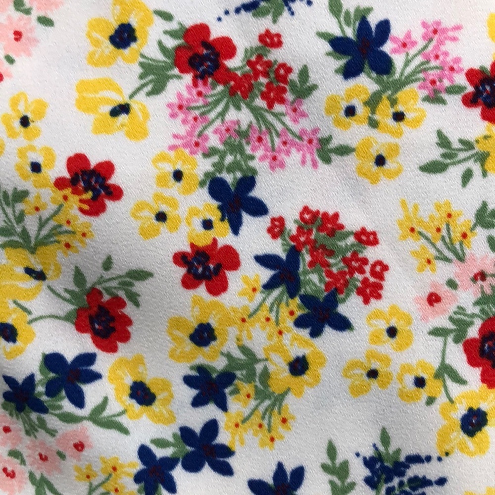 Summery flowery tank